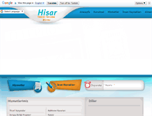 Tablet Screenshot of hisarceviri.com